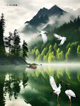 山水风景画