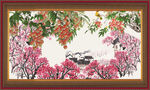 国画梅花 