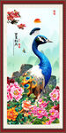 孔雀国画