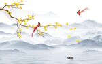 新中式背景墙
