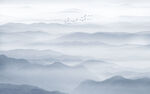 水墨山水装饰画