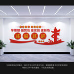 主题教育文化墙