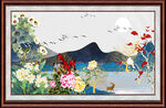 装饰山水画
