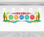 小学生文明礼仪文化墙