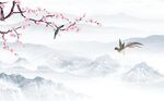 山水背景墙