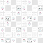 几何格子字母蛋糕