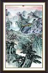 中堂画山水 