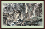 中国画风景 