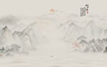 水墨山水图
