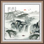 山水国画