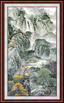 中国画山水 