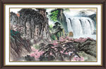 办公室山水画 