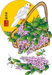紫罗兰装饰画