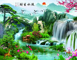山水画  客厅画  