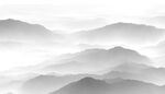 水墨山