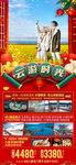 昆明云南大理新年春节旅游海报