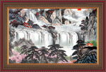 客厅山水画 