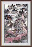 大厅山水画 