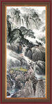 装饰山水画 
