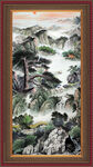 装饰山水画 