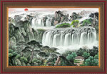 中国画山水 
