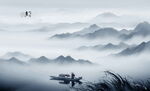 水墨山水画