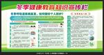 冬季健康教育宣传栏
