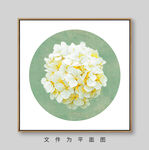 写意绣球花