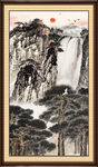 山水画风景 
