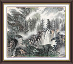 风景山水画 