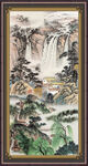 风景山水画 