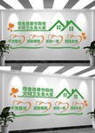 简约校园宿舍文化墙