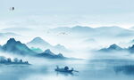 水墨山水画