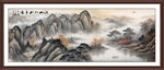 泰山风景画