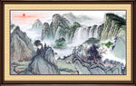 客厅山水画 