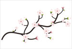 粉色梅花