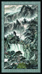 客厅山水画 