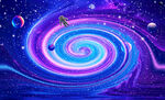 梦幻旋涡星空