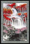山水画风景