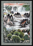 山水画风景 