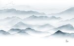 中式 意境高档山水 Tif分层