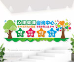 心理健康咨询中心文化墙图片