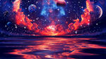宇宙星空软膜创意设计