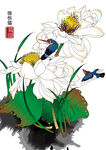 莲花矢量图