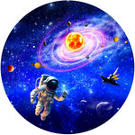 圆形星空