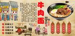 牛肉面背景墙