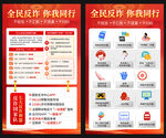 全民反电诈 反诈展板