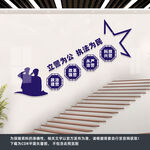 警营楼梯文化墙