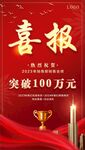 喜报红色喜庆背景图片