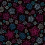 彩色雪花